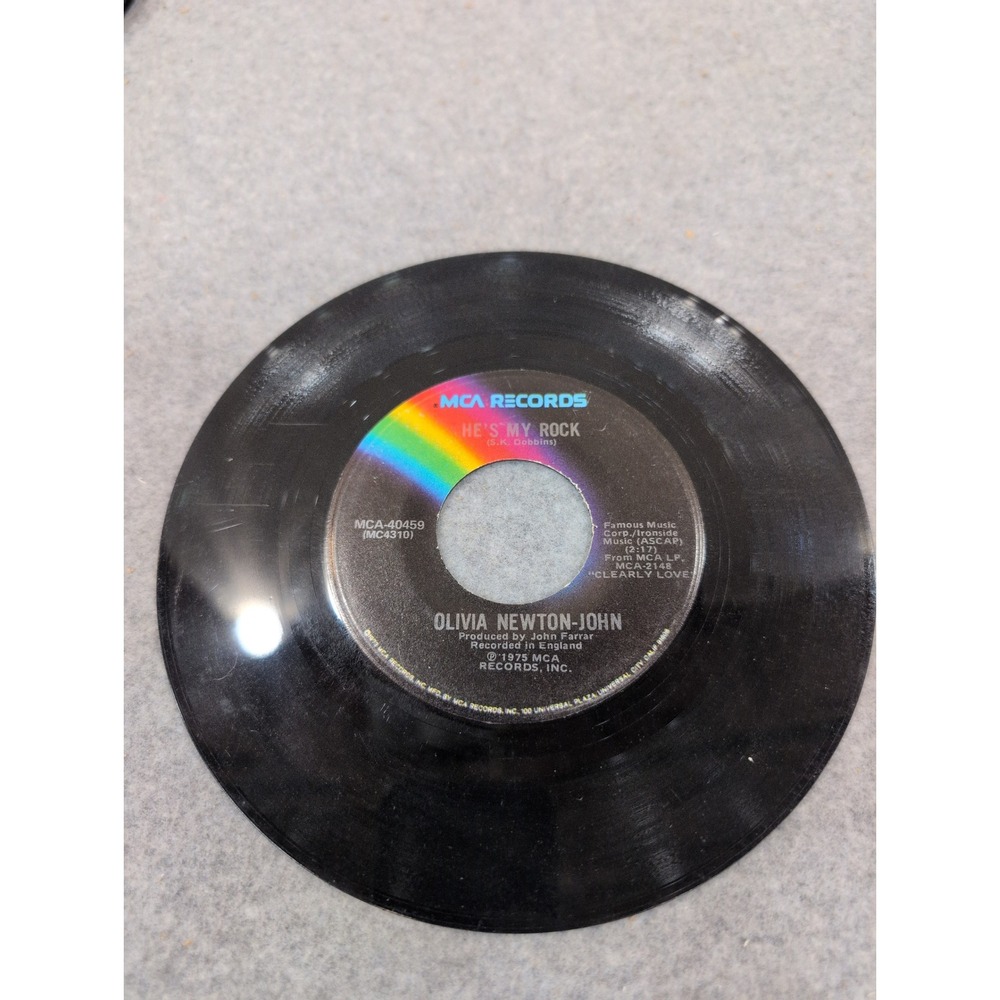 Olivia Newton-John Something Better To Do He's My Rock 45 RPM MCA-40459 - Picture 3 of 3